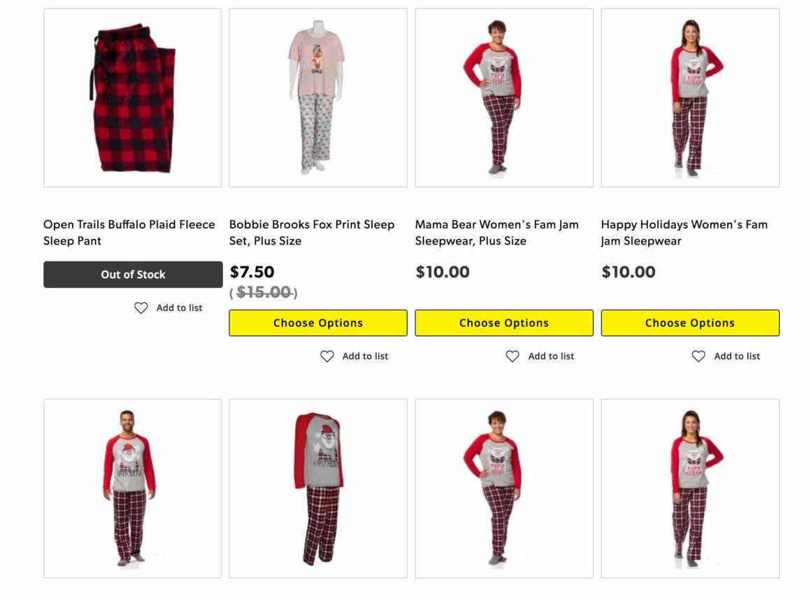 Dollar general men's online pajamas